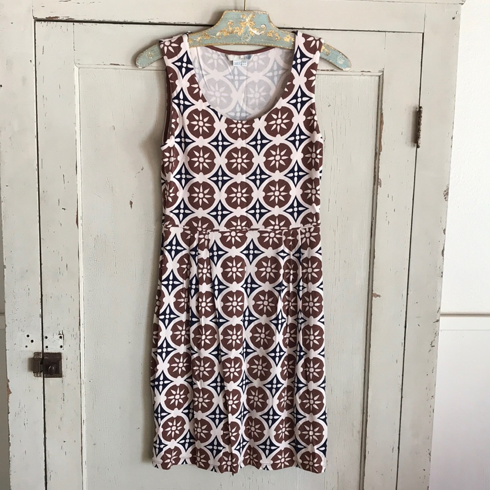 Boden Knit Graphic Print Dress